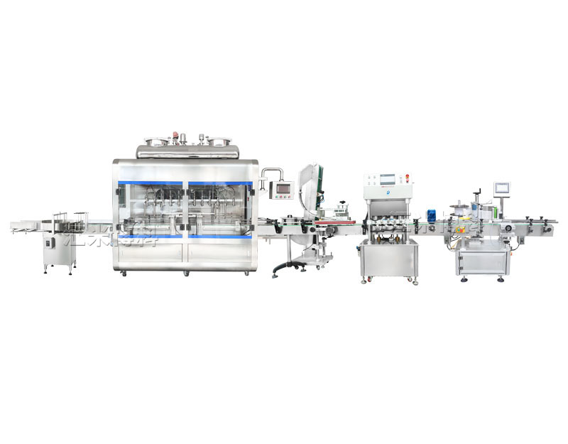 3000瓶/小時(shí)辣椒醬灌裝機(jī)流水線